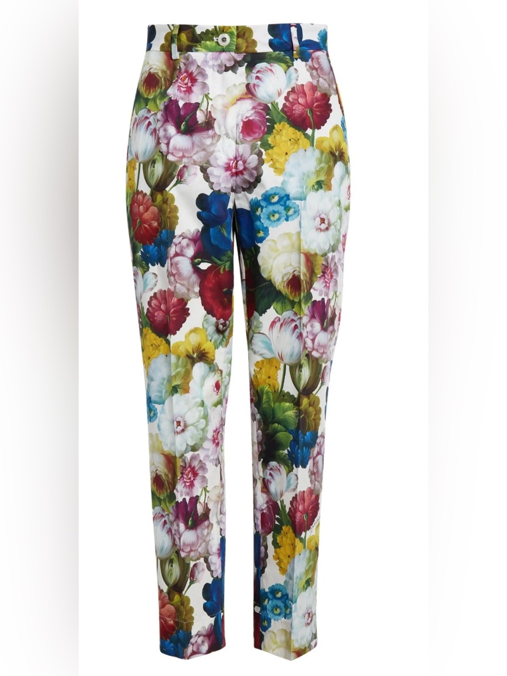 Dolce & Gabbana Floral Print Trousers - Multicolor Garden